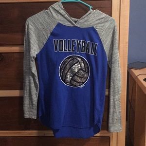 Girls long sleeve volleyball tee